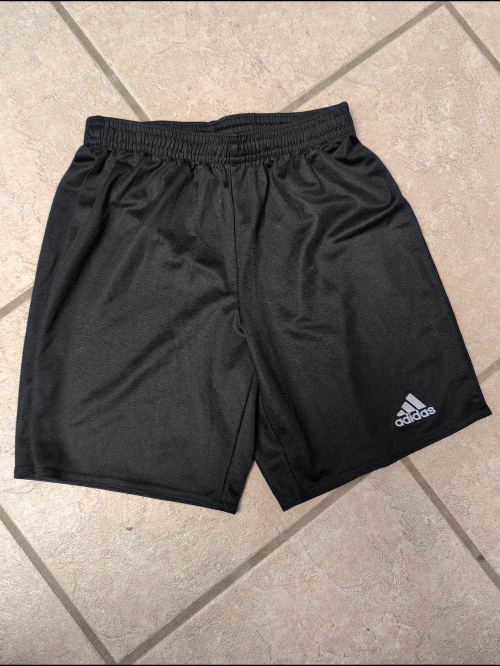 adidas Youth Parma 16 Soccer Shorts Black/White Medium Performance Training